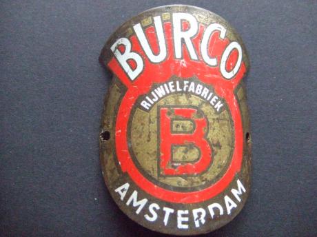 Burco rijwielfabriek Amsterdam balhoofdplaatje 6